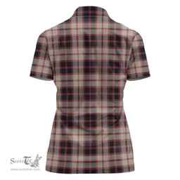 Scottish MacPherson Hunting Ancient Clan Tartan Polo Shirt For Women, Women's Scottish Polo Shirt Scottish Plaid Tartan Plaid - ScotsTee - scotstee.com