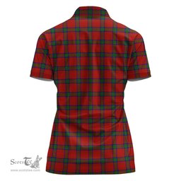 Scottish Wood Dress Clan Tartan Polo Shirt For Women, Women's Scottish Polo Shirt Scottish Plaid Tartan Plaid - ScotsTee - scotstee.com