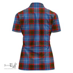 Scottish Spalding Clan Tartan Polo Shirt For Women, Women's Scottish Polo Shirt Scottish Plaid Tartan Plaid - ScotsTee - scotstee.com