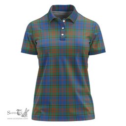 Scottish Stewart of Appin Hunting Ancient Clan Tartan Polo Shirt For Women, Women's Scottish Polo Shirt Scottish Plaid Tartan Plaid - ScotsTee - scotstee.com