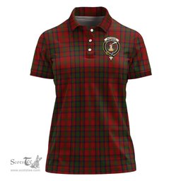 Scottish Matheson Dress Clan Tartan Polo Shirt with Family Crest For Women, Women's Scottish Polo Shirt Scottish Plaid Tartan Plaid - ScotsTee - scotstee.com