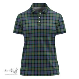 Scottish MacDonell of Glengarry Ancient Clan Tartan Polo Shirt For Women, Women's Scottish Polo Shirt Scottish Plaid Tartan Plaid - ScotsTee - scotstee.com