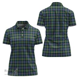 Scottish MacDonell of Glengarry Ancient Clan Tartan Polo Shirt For Women, Women's Scottish Polo Shirt Scottish Plaid Tartan Plaid - ScotsTee - scotstee.com