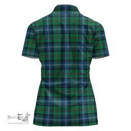 Scottish Urquhart Ancient Clan Tartan Polo Shirt For Women, Women's Scottish Polo Shirt Scottish Plaid Tartan Plaid - ScotsTee - scotstee.com