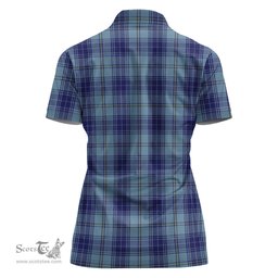 Scottish Traynor Clan Tartan Polo Shirt For Women, Women's Scottish Polo Shirt Scottish Plaid Tartan Plaid - ScotsTee - scotstee.com