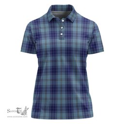 Scottish Traynor Clan Tartan Polo Shirt For Women, Women's Scottish Polo Shirt Scottish Plaid Tartan Plaid - ScotsTee - scotstee.com