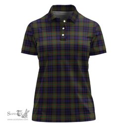 Scottish MacLellan Clan Tartan Polo Shirt For Women, Women's Scottish Polo Shirt Scottish Plaid Tartan Plaid - ScotsTee - scotstee.com
