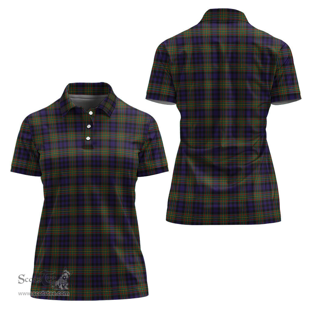 Scottish MacLellan Clan Tartan Polo Shirt For Women, Women's Scottish Polo Shirt Scottish Plaid Tartan Plaid - ScotsTee - scotstee.com