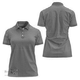 Scottish Shepherd Clan Tartan Polo Shirt For Women, Women's Scottish Polo Shirt Scottish Plaid Tartan Plaid - ScotsTee - scotstee.com