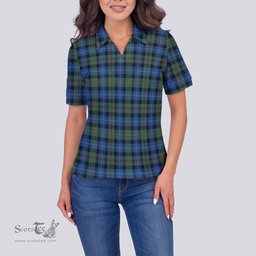 Scottish Smith Ancient Clan Tartan Polo Shirt For Women, Women's Scottish Polo Shirt Scottish Plaid Tartan Plaid - ScotsTee - scotstee.com