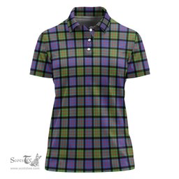 Scottish MacDonald Ancient Clan Tartan Polo Shirt For Women, Women's Scottish Polo Shirt Scottish Plaid Tartan Plaid - ScotsTee - scotstee.com