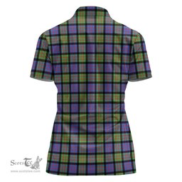 Scottish MacDonald Ancient Clan Tartan Polo Shirt For Women, Women's Scottish Polo Shirt Scottish Plaid Tartan Plaid - ScotsTee - scotstee.com