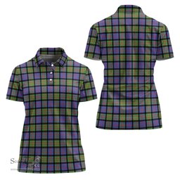 Scottish MacDonald Ancient Clan Tartan Polo Shirt For Women, Women's Scottish Polo Shirt Scottish Plaid Tartan Plaid - ScotsTee - scotstee.com