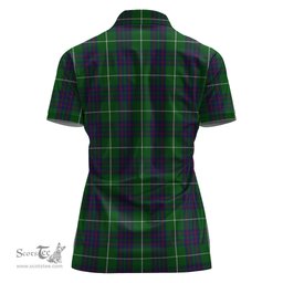 Scottish MacIntyre Hunting Clan Tartan Polo Shirt For Women, Women's Scottish Polo Shirt Scottish Plaid Tartan Plaid - ScotsTee - scotstee.com