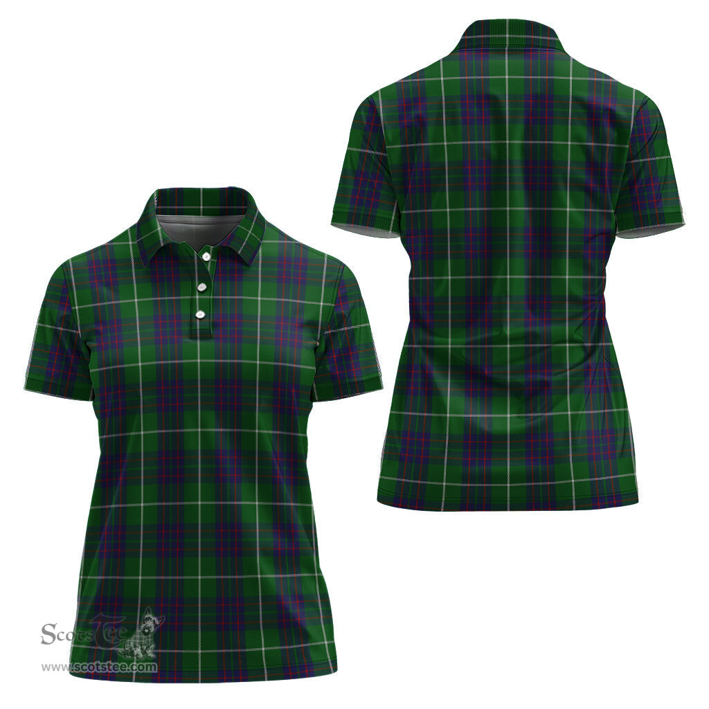 Scottish MacIntyre Hunting Clan Tartan Polo Shirt For Women, Women's Scottish Polo Shirt Scottish Plaid Tartan Plaid - ScotsTee - scotstee.com