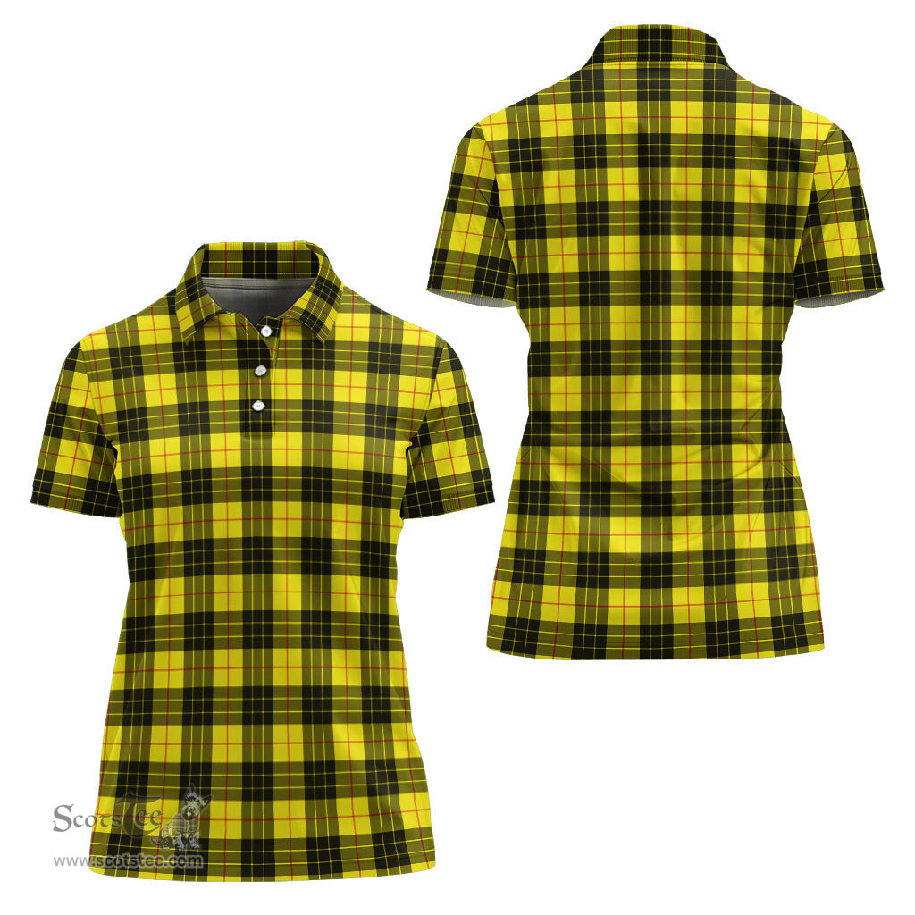 Scottish MacLeod of Lewis Modern Clan Tartan Polo Shirt For Women, Women's Scottish Polo Shirt Scottish Plaid Tartan Plaid - ScotsTee - scotstee.com
