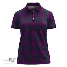 Scottish Wardlaw Clan Tartan Polo Shirt For Women, Women's Scottish Polo Shirt Scottish Plaid Tartan Plaid - ScotsTee - scotstee.com