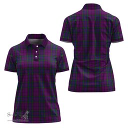 Scottish Wardlaw Clan Tartan Polo Shirt For Women, Women's Scottish Polo Shirt Scottish Plaid Tartan Plaid - ScotsTee - scotstee.com