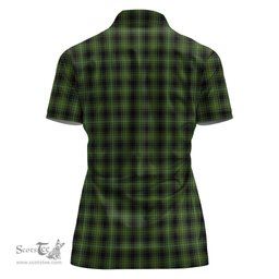 Scottish MacIver Hunting Clan Tartan Polo Shirt For Women, Women's Scottish Polo Shirt Scottish Plaid Tartan Plaid - ScotsTee - scotstee.com