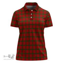 Scottish MacDonald of Sleat Clan Tartan Polo Shirt For Women, Women's Scottish Polo Shirt Scottish Plaid Tartan Plaid - ScotsTee - scotstee.com