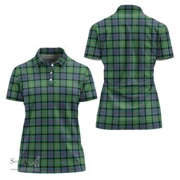 Scottish MacThomas Ancient Clan Tartan Polo Shirt For Women, Women's Scottish Polo Shirt Scottish Plaid Tartan Plaid - ScotsTee - scotstee.com