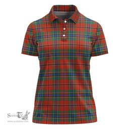 Scottish MacLean of Duart Ancient Clan Tartan Polo Shirt For Women, Women's Scottish Polo Shirt Scottish Plaid Tartan Plaid - ScotsTee - scotstee.com