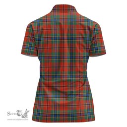 Scottish MacLean of Duart Ancient Clan Tartan Polo Shirt For Women, Women's Scottish Polo Shirt Scottish Plaid Tartan Plaid - ScotsTee - scotstee.com