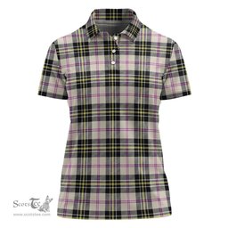Scottish MacPherson Dress Ancient Clan Tartan Polo Shirt For Women, Women's Scottish Polo Shirt Scottish Plaid Tartan Plaid - ScotsTee - scotstee.com