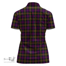 Scottish MacDonell of Glengarry Modern Clan Tartan Polo Shirt with Family Crest For Women, Women's Scottish Polo Shirt Scottish Plaid Tartan Plaid - ScotsTee - scotstee.com