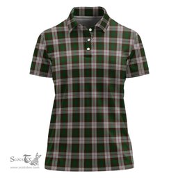Scottish MacKinnon Dress Clan Tartan Polo Shirt For Women, Women's Scottish Polo Shirt Scottish Plaid Tartan Plaid - ScotsTee - scotstee.com