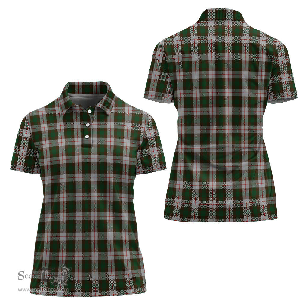Scottish MacKinnon Dress Clan Tartan Polo Shirt For Women, Women's Scottish Polo Shirt Scottish Plaid Tartan Plaid - ScotsTee - scotstee.com