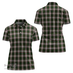 Scottish MacKinnon Dress Clan Tartan Polo Shirt For Women, Women's Scottish Polo Shirt Scottish Plaid Tartan Plaid - ScotsTee - scotstee.com