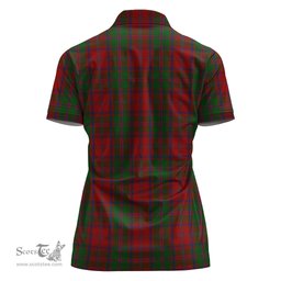 Scottish Stewart of Appin Clan Tartan Polo Shirt with Family Crest For Women, Women's Scottish Polo Shirt Scottish Plaid Tartan Plaid - ScotsTee - scotstee.com