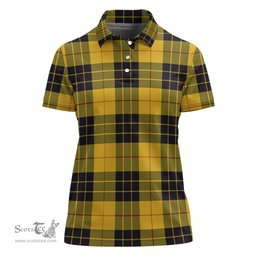 Scottish MacLeod of Lewis Ancient Clan Tartan Polo Shirt For Women, Women's Scottish Polo Shirt Scottish Plaid Tartan Plaid - ScotsTee - scotstee.com