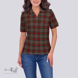 Scottish MacGill Clan Tartan Polo Shirt For Women, Women's Scottish Polo Shirt Scottish Plaid Tartan Plaid - ScotsTee - scotstee.com