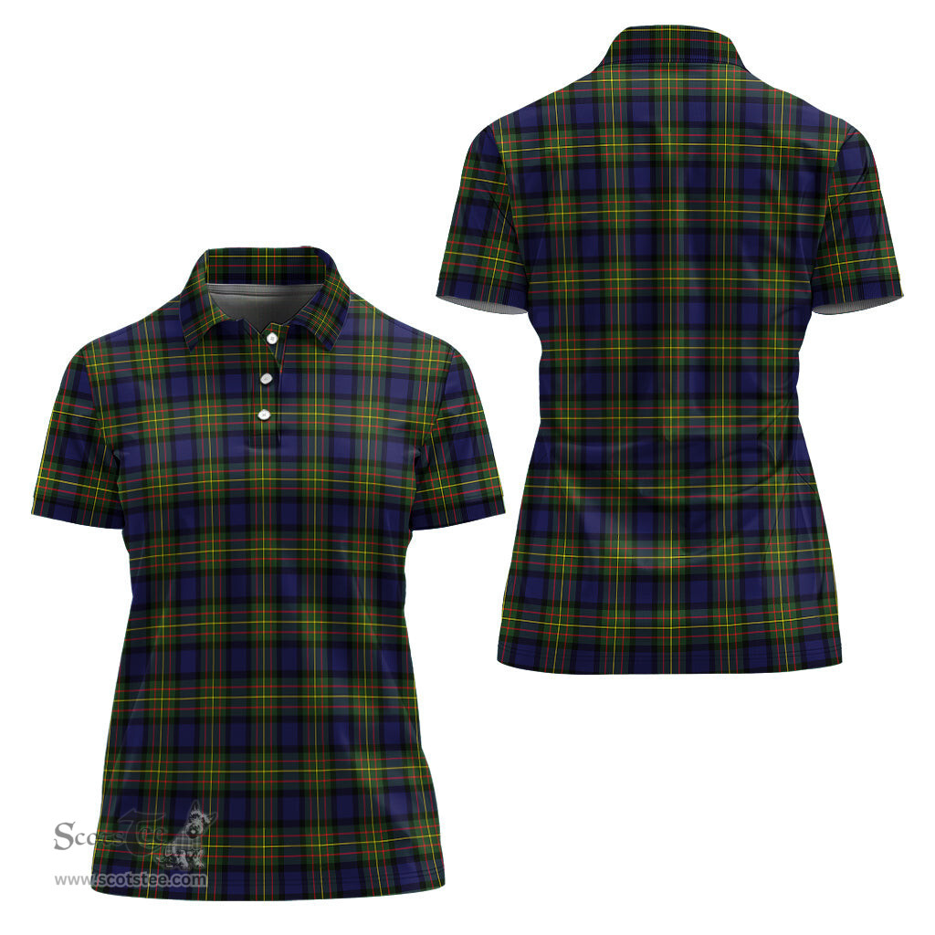 Scottish MacLaren Modern Clan Tartan Polo Shirt For Women, Women's Scottish Polo Shirt Scottish Plaid Tartan Plaid - ScotsTee - scotstee.com