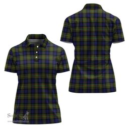 Scottish MacLaren Modern Clan Tartan Polo Shirt For Women, Women's Scottish Polo Shirt Scottish Plaid Tartan Plaid - ScotsTee - scotstee.com