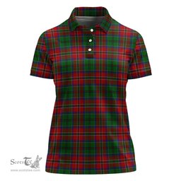 Scottish MacCulloch Clan Tartan Polo Shirt For Women, Women's Scottish Polo Shirt Scottish Plaid Tartan Plaid - ScotsTee - scotstee.com