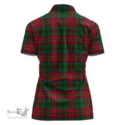Scottish MacCulloch Clan Tartan Polo Shirt For Women, Women's Scottish Polo Shirt Scottish Plaid Tartan Plaid - ScotsTee - scotstee.com