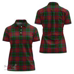 Scottish MacCulloch Clan Tartan Polo Shirt For Women, Women's Scottish Polo Shirt Scottish Plaid Tartan Plaid - ScotsTee - scotstee.com