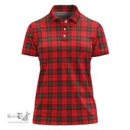 Scottish Seton Modern Clan Tartan Polo Shirt For Women, Women's Scottish Polo Shirt Scottish Plaid Tartan Plaid - ScotsTee - scotstee.com
