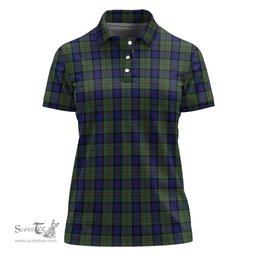 Scottish MacLaren Clan Tartan Polo Shirt For Women, Women's Scottish Polo Shirt Scottish Plaid Tartan Plaid - ScotsTee - scotstee.com
