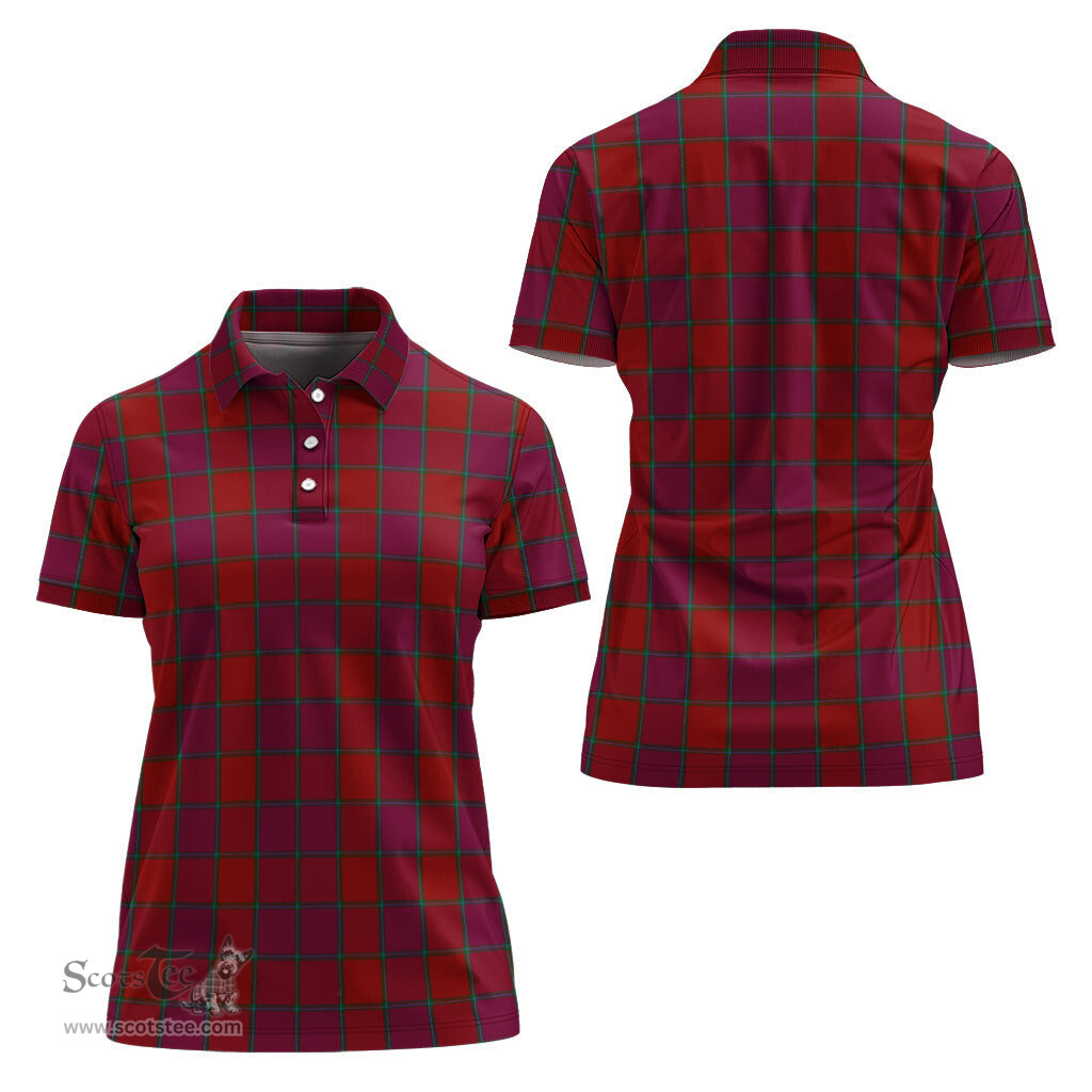 Scottish MacNab Old Clan Tartan Polo Shirt For Women, Women's Scottish Polo Shirt Scottish Plaid Tartan Plaid - ScotsTee - scotstee.com