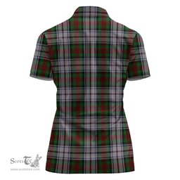 Scottish MacDuff Dress Clan Tartan Polo Shirt with Family Crest For Women, Women's Scottish Polo Shirt Scottish Plaid Tartan Plaid - ScotsTee - scotstee.com