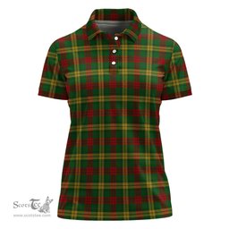Scottish MacMillan Society of Glasgow Clan Tartan Polo Shirt For Women, Women's Scottish Polo Shirt Scottish Plaid Tartan Plaid - ScotsTee - scotstee.com
