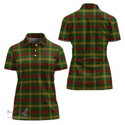 Scottish MacMillan Society of Glasgow Clan Tartan Polo Shirt For Women, Women's Scottish Polo Shirt Scottish Plaid Tartan Plaid - ScotsTee - scotstee.com