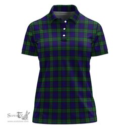 Scottish MacKinlay Modern Clan Tartan Polo Shirt For Women, Women's Scottish Polo Shirt Scottish Plaid Tartan Plaid - ScotsTee - scotstee.com