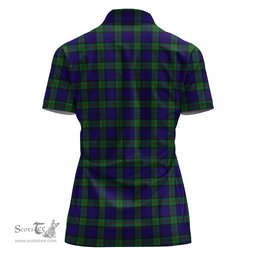 Scottish MacKinlay Modern Clan Tartan Polo Shirt For Women, Women's Scottish Polo Shirt Scottish Plaid Tartan Plaid - ScotsTee - scotstee.com
