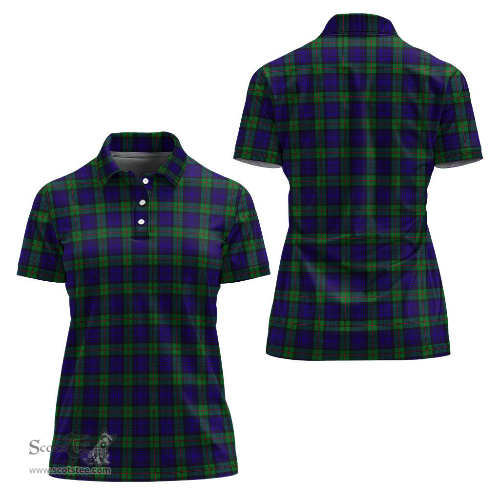 Scottish MacKinlay Modern Clan Tartan Polo Shirt For Women, Women's Scottish Polo Shirt Scottish Plaid Tartan Plaid - ScotsTee - scotstee.com