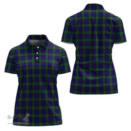 Scottish MacKinlay Modern Clan Tartan Polo Shirt For Women, Women's Scottish Polo Shirt Scottish Plaid Tartan Plaid - ScotsTee - scotstee.com